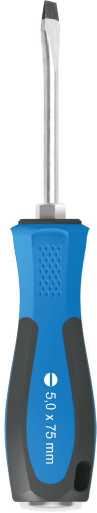 Produktbild Brilliant Tools Schraubendreher Schlitz mit Schlagkappe 5,0 x 75 mm bild 3