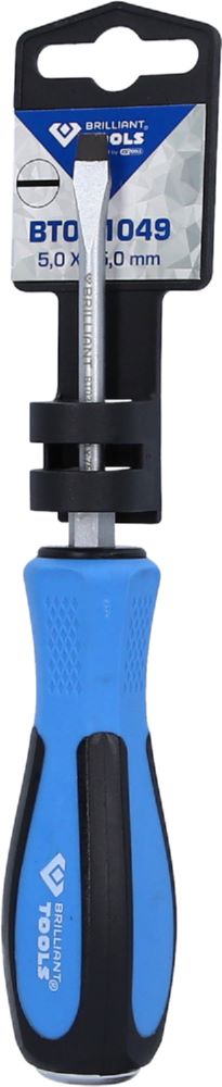 Produktbild Brilliant Tools Schraubendreher Schlitz mit Schlagkappe 5,0 x 75 mm bild 7