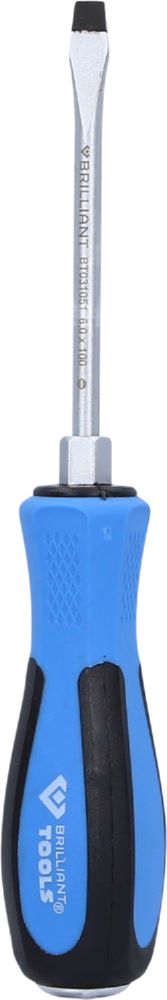 Produktbild Brilliant Tools Schraubendreher Schlitz mit Schlagkappe 6,0 x 100 mm bild 2