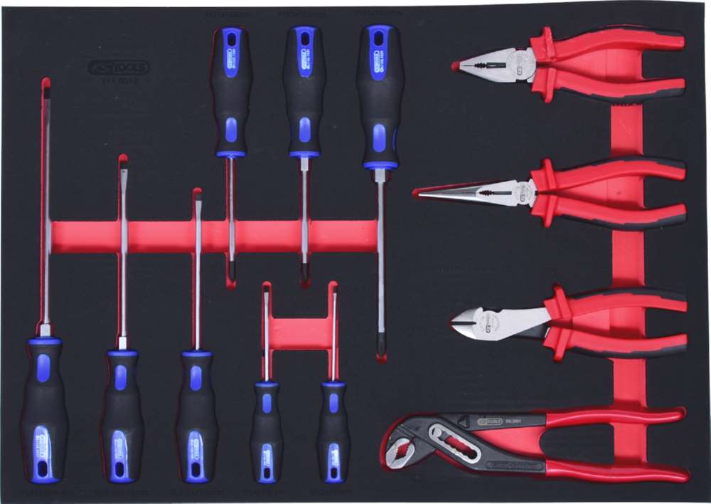 Produktbild KS Tools Schraubendreher und Zangen Satz 12 teilig bild 4