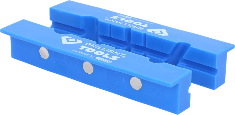 Produktbild Brilliant Tools Schonbacken Satz Kunststoff mit Nuten 150 mm bild 4
