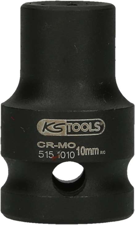Produktbild KS Tools 1/2 Zoll Sechskant-Kraft-Stecknuss kurz Schlüsselweite 10 mm Gesamtlänge 38 mm bild 5
