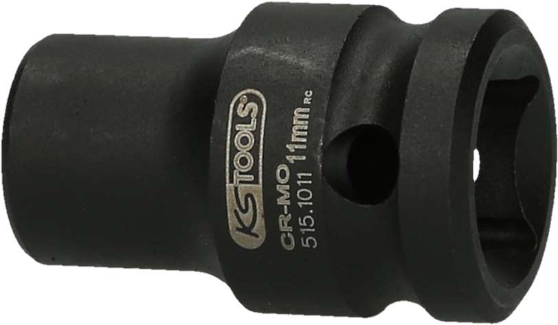 Produktbild KS Tools 1/2 Zoll Sechskant-Kraft-Stecknuss kurz Schlüsselweite 11 mm Gesamtlänge 38 mm bild 2