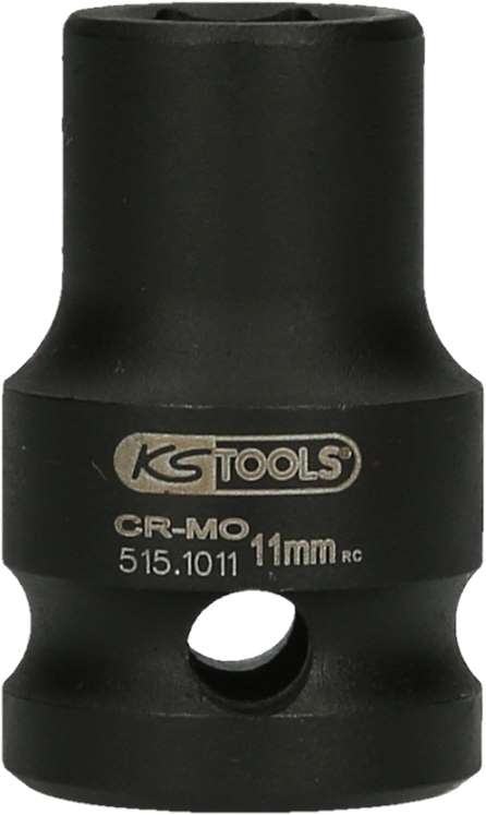 Produktbild KS Tools 1/2 Zoll Sechskant-Kraft-Stecknuss kurz Schlüsselweite 11 mm Gesamtlänge 38 mm bild 5