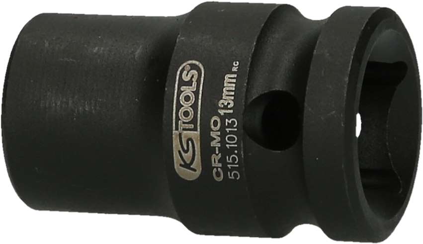 Produktbild KS Tools 1/2 Zoll Sechskant-Kraft-Stecknuss kurz Schlüsselweite 13 mm Gesamtlänge 38 mm bild 2