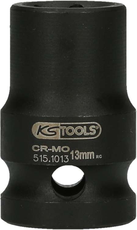 Produktbild KS Tools 1/2 Zoll Sechskant-Kraft-Stecknuss kurz Schlüsselweite 13 mm Gesamtlänge 38 mm bild 5