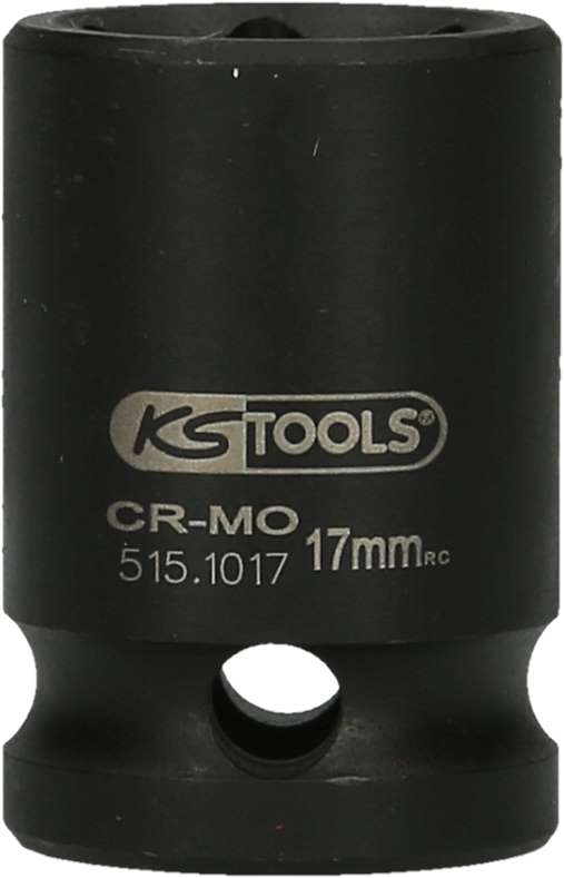 Produktbild KS Tools 1/2 Zoll Sechskant-Kraft-Stecknuss kurz Schlüsselweite 17 mm Gesamtlänge 38 mm bild 5