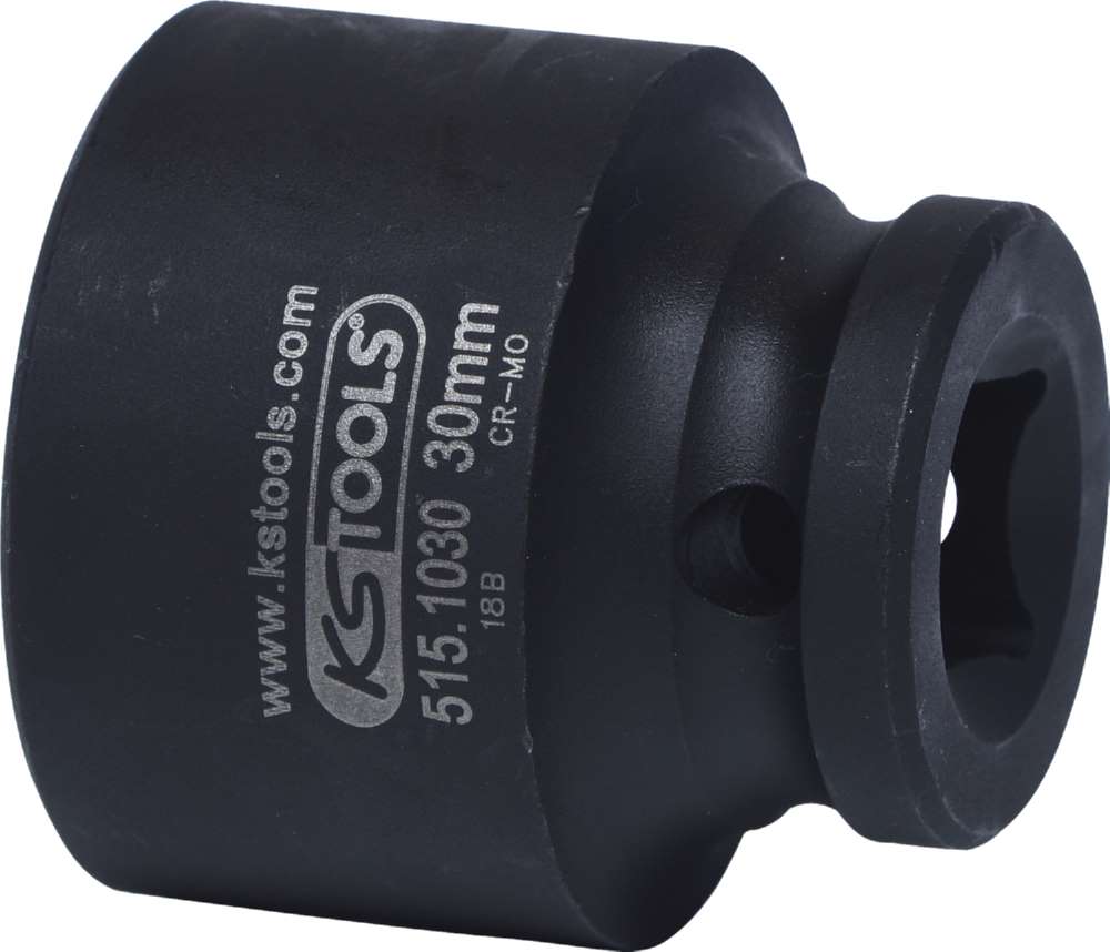 Produktbild KS Tools 1/2 Zoll Sechskant-Kraft-Stecknuss kurz 30 mm bild 2