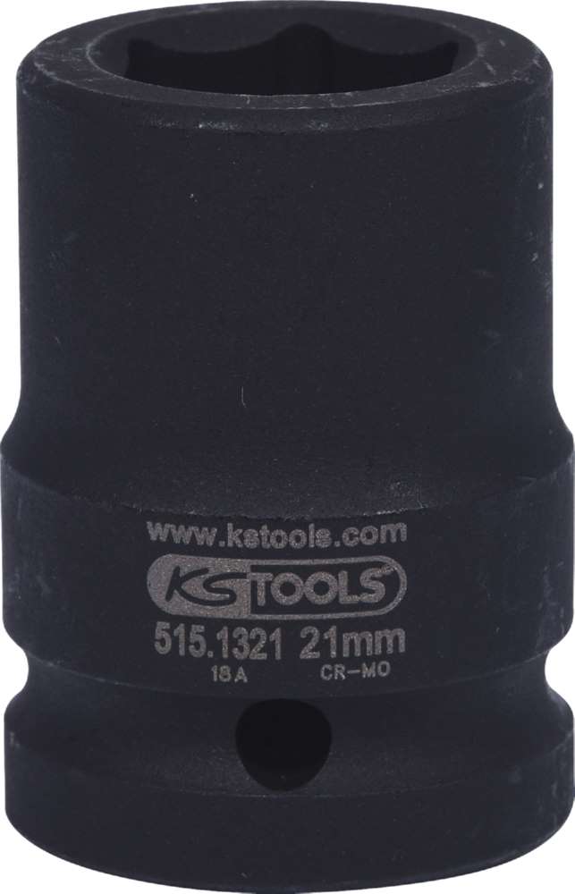 Produktbild KS Tools 3/4 Zoll Sechskant-Kraft-Stecknuss kurz Schlüsselweite 21 mm bild 5
