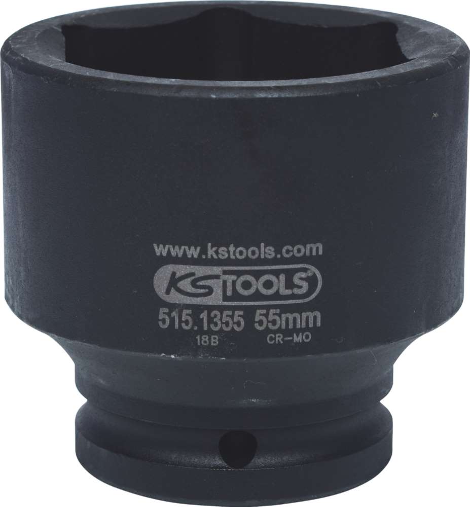 Produktbild KS Tools 3/4 Zoll Sechskant-Kraft-Stecknuss kurz Schlüsselweite 55 mm bild 5