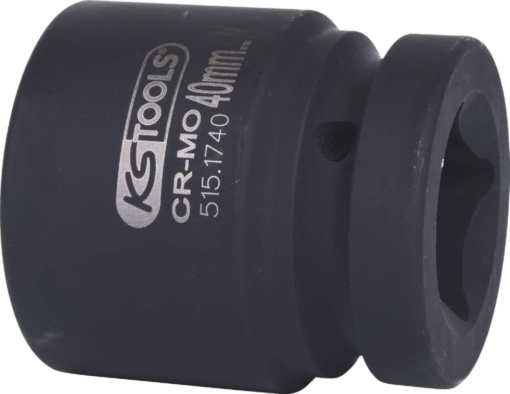 Produktbild KS Tools 1 Zoll Sechskant-Kraft-Stecknuss kurz Schlüsselweite 40 mm bild 2