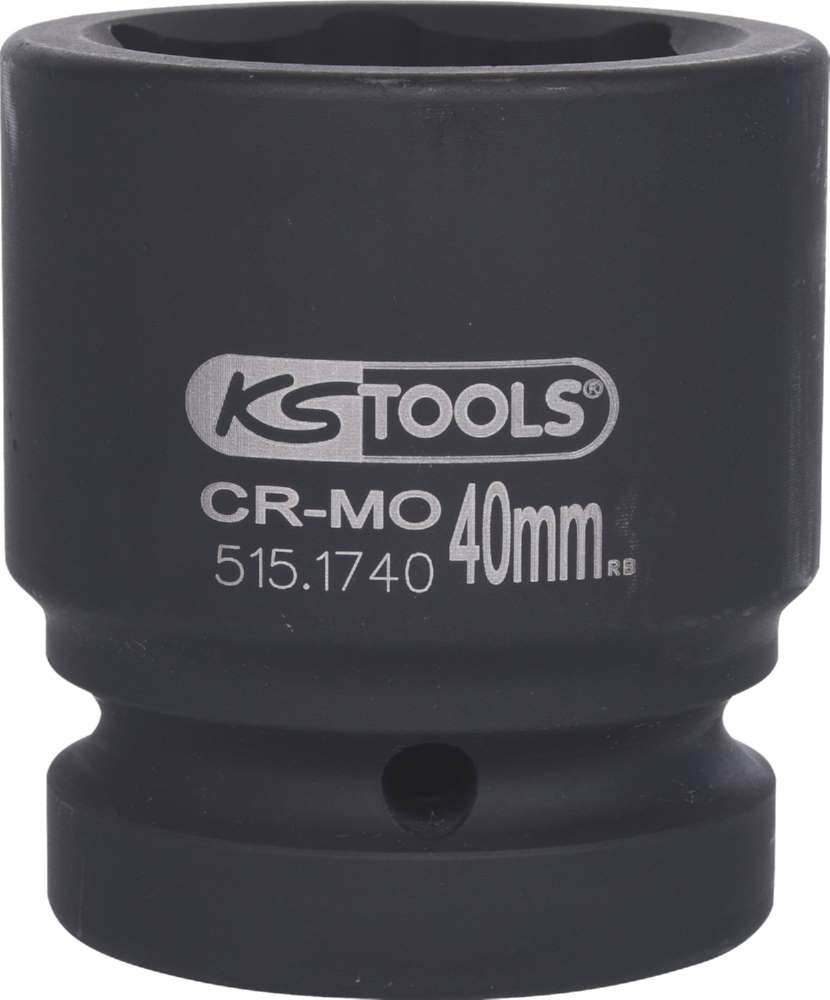 Produktbild KS Tools 1 Zoll Sechskant-Kraft-Stecknuss kurz Schlüsselweite 40 mm bild 5
