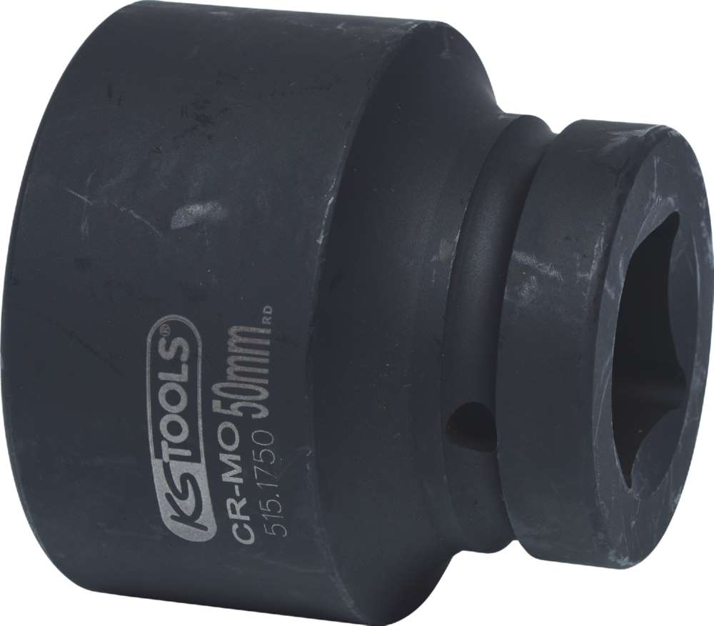 Produktbild KS Tools 1 Zoll Sechskant-Kraft-Stecknuss kurz Schlüsselweite 50 mm bild 2