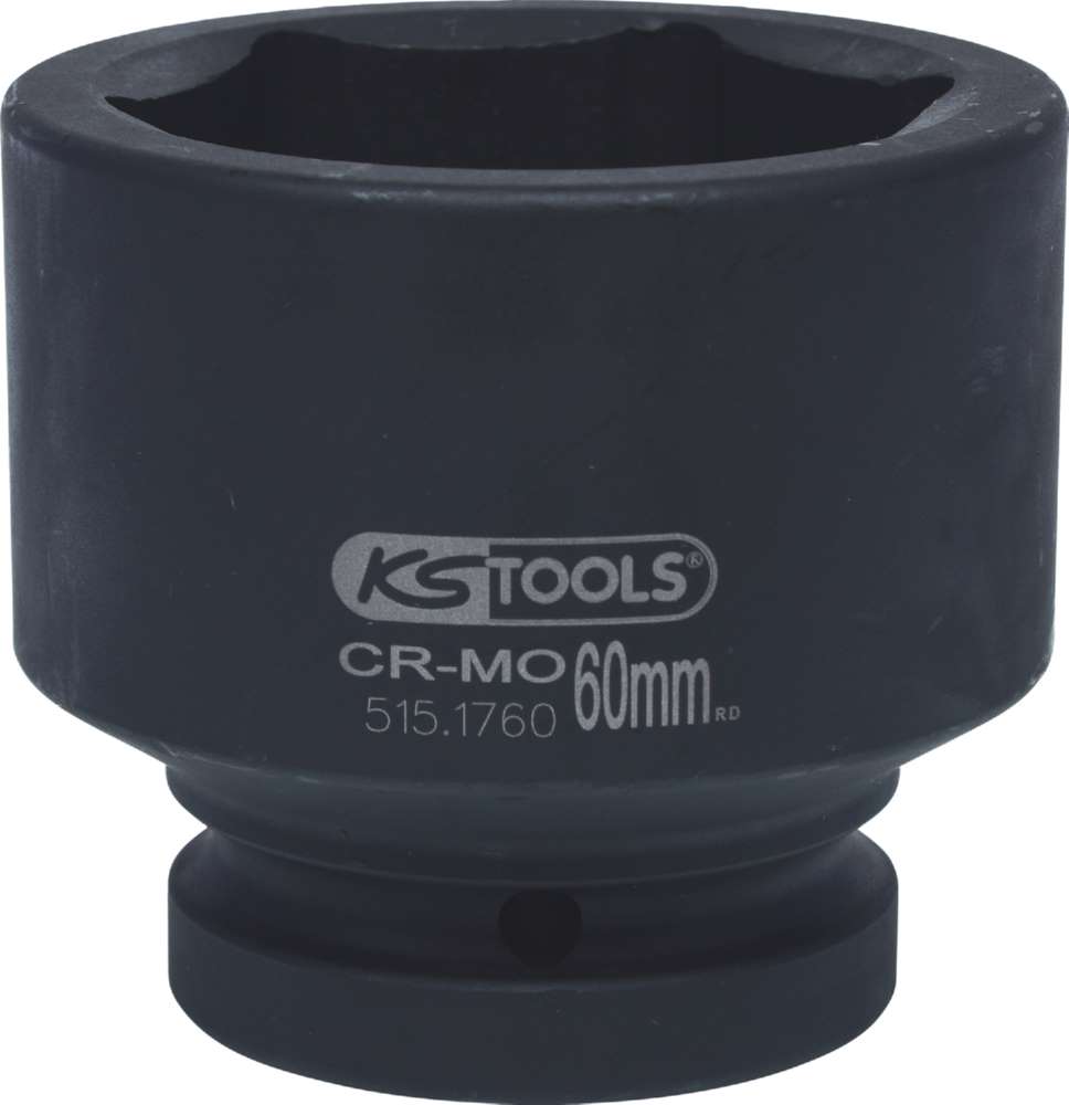 Produktbild KS Tools 1 Zoll Sechskant-Kraft-Stecknuss kurz Schlüsselweite 60 mm bild 5