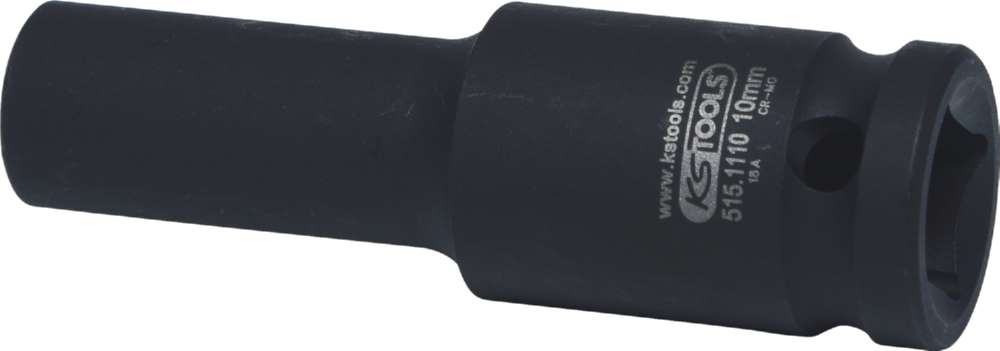 Produktbild KS Tools 1/2 Zoll Sechskant-Kraft-Stecknuss lang Schlüsselweite 10 mm bild 2