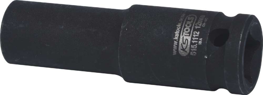 Produktbild KS Tools 1/2 Zoll Sechskant-Kraft-Stecknuss lang Schlüsselweite 12 mm bild 2