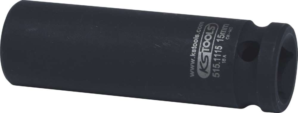 Produktbild KS Tools 1/2 Zoll Sechskant-Kraft-Stecknuss lang 15 mm bild 2
