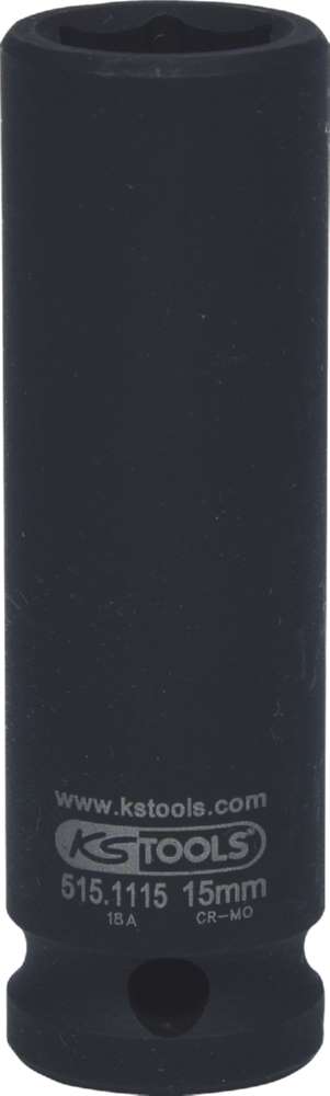 Produktbild KS Tools 1/2 Zoll Sechskant-Kraft-Stecknuss lang 15 mm bild 5
