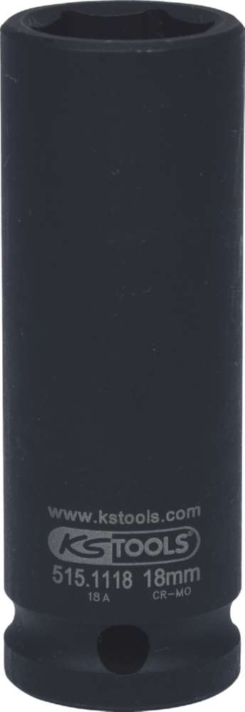 Produktbild KS Tools 1/2 Zoll Sechskant-Kraft-Stecknuss lang 18 mm bild 5