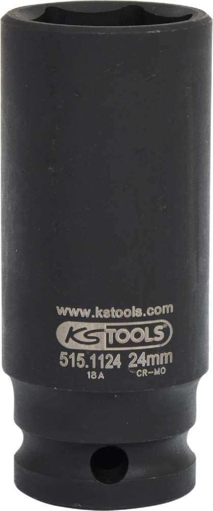 Produktbild KS Tools 1/2 Zoll Sechskant-Kraft-Stecknuss lang 24 mm bild 5