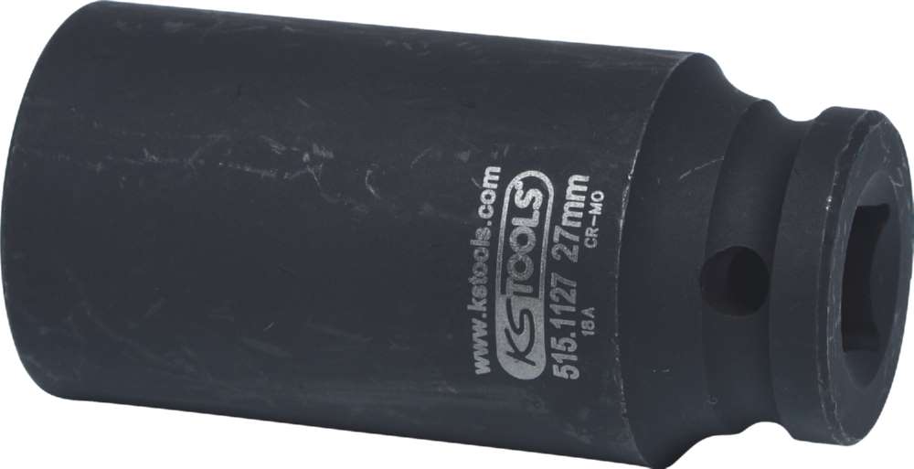 Produktbild KS Tools 1/2 Zoll Sechskant-Kraft-Stecknuss lang 27 mm bild 2