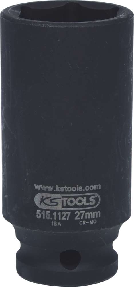Produktbild KS Tools 1/2 Zoll Sechskant-Kraft-Stecknuss lang 27 mm bild 5