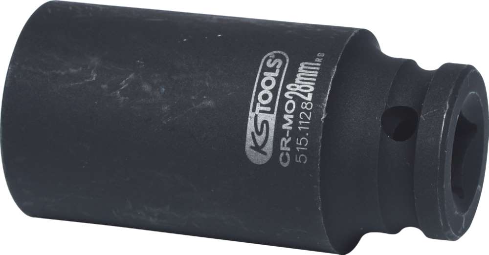 Produktbild KS Tools 1/2 Zoll Sechskant-Kraft-Stecknuss lang Schlüsselweite 28 mm bild 2