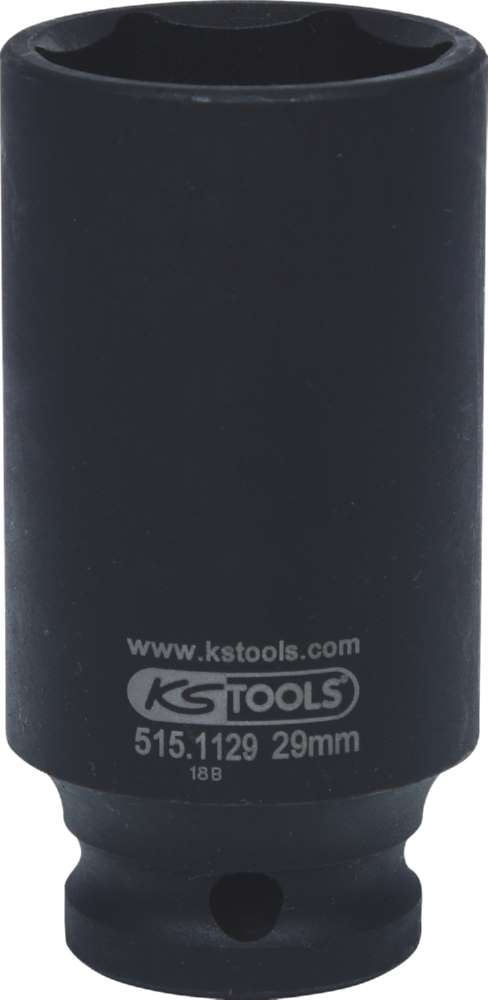 Produktbild KS Tools 1/2 Zoll Sechskant-Kraft-Stecknuss lang Schlüsselweite 29 mm bild 5
