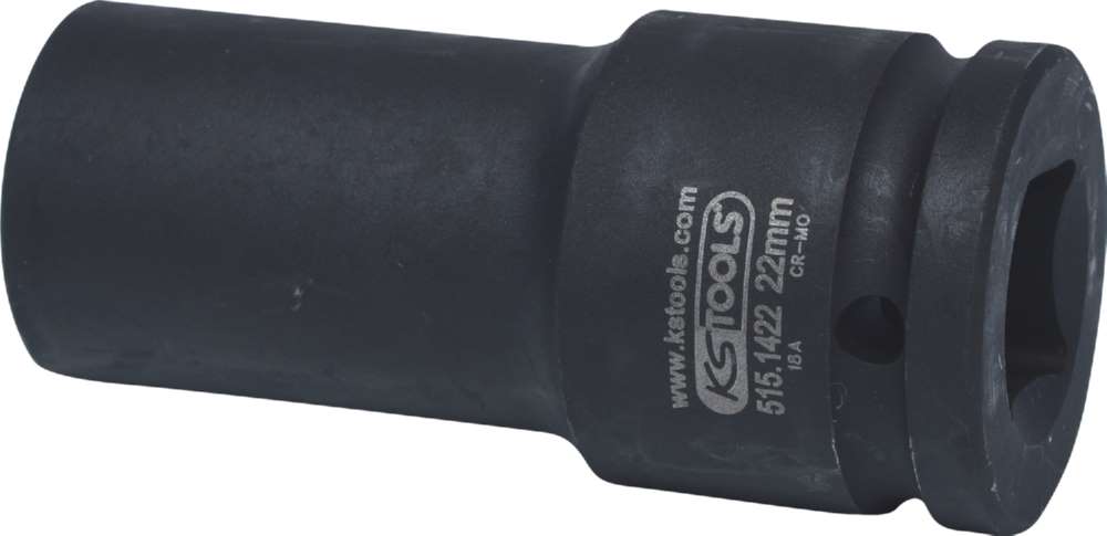 Produktbild KS Tools 3/4 Zoll Sechskant-Kraft-Stecknuss lang Schlüsselweite 22 mm bild 2