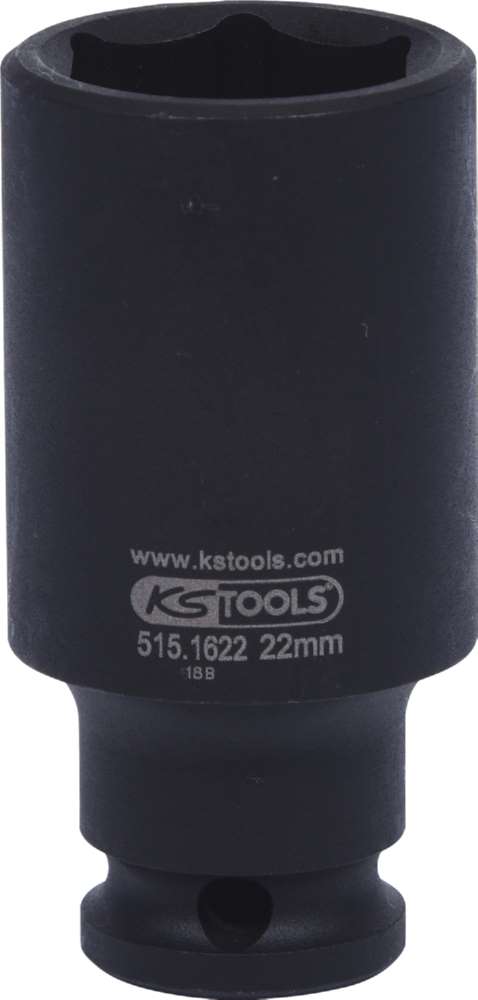 Produktbild KS Tools 3/8 Zoll Sechskant-Kraft-Stecknuss lang Schlüsselweite 22 mm bild 5