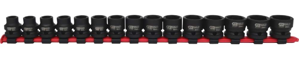 Produktbild KS Tools 1/2 Zoll Sechskant-Kraft-Stecknuss-Satz extra kurz 15 Teile bild 2