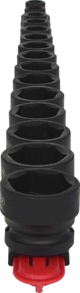 Produktbild KS Tools 1/2 Zoll Sechskant-Kraft-Stecknuss-Satz extra kurz 15 Teile