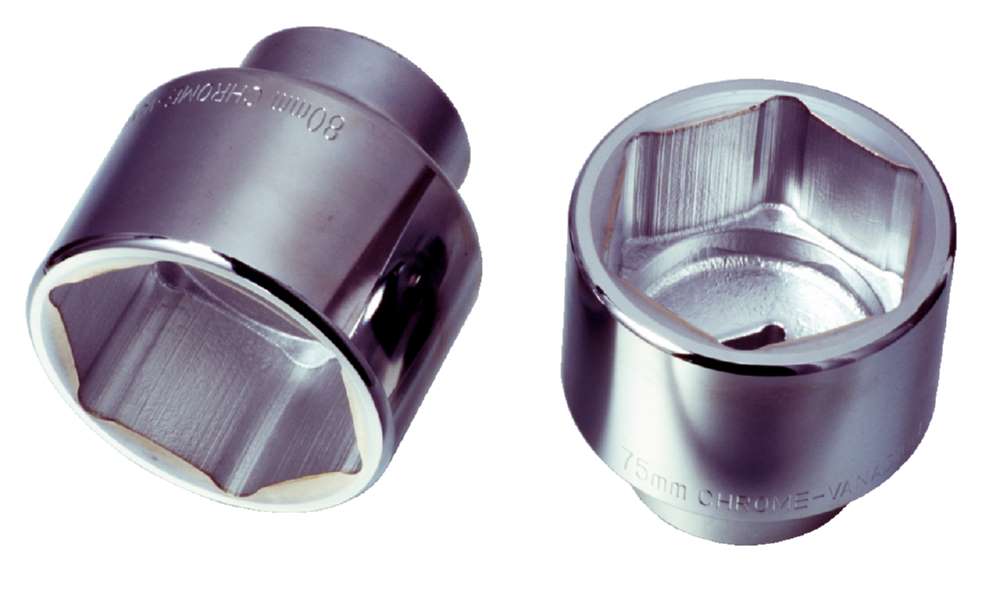 Produktbild KS Tools 1 Zoll Sechskant-Stecknuss kurz Länge 110 mm Schlüsselweite 3.3/8 Zoll bild 1