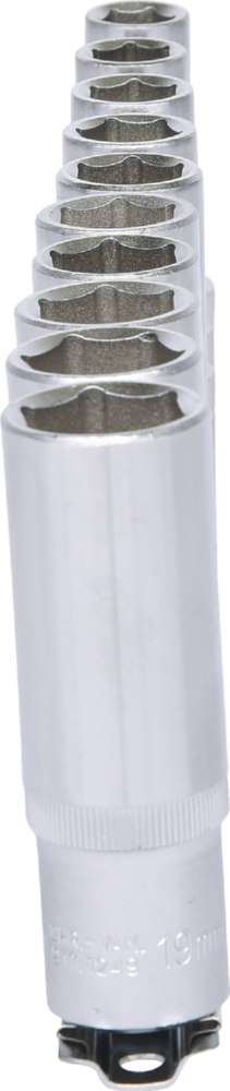 Produktbild KS Tools 1/2 Zoll Sechskant-Stecknuss-Satz lang 10 Teile 10-19 mm bild 2