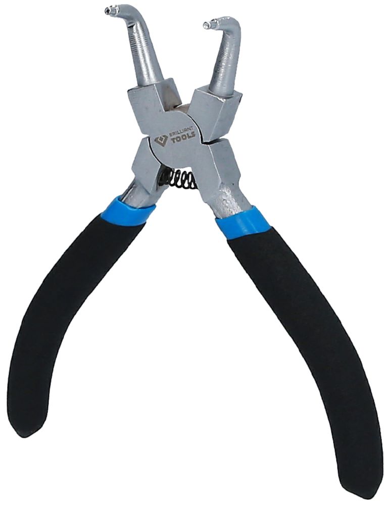Produktbild Brilliant Tools Seegeringzange für Innensicherungsringe abgewinkelt 125 mm bild 3