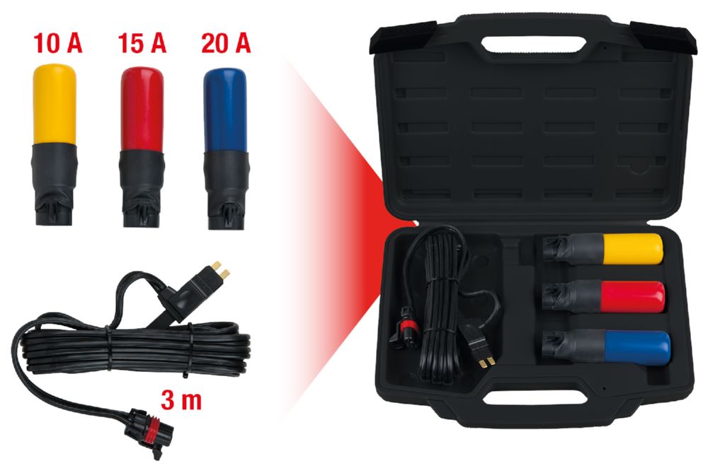 Produktbild KS Tools Sicherungsautomaten Satz 10A 15A 20A 4 teilig bild 8