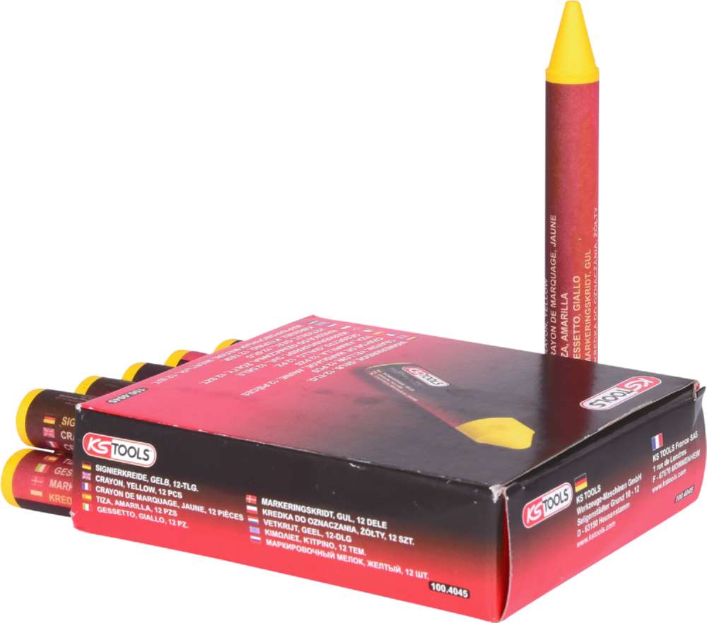 Produktbild KS Tools Signierkreide gelb 12er Pack bild 4