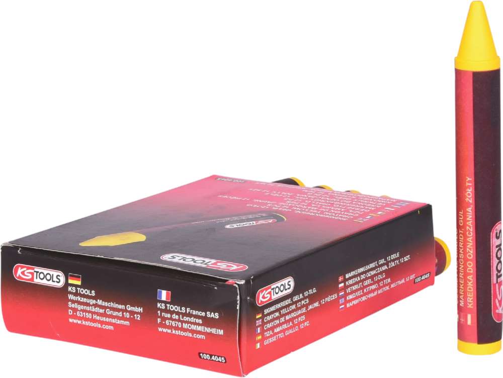 Produktbild KS Tools Signierkreide gelb 12er Pack bild 5