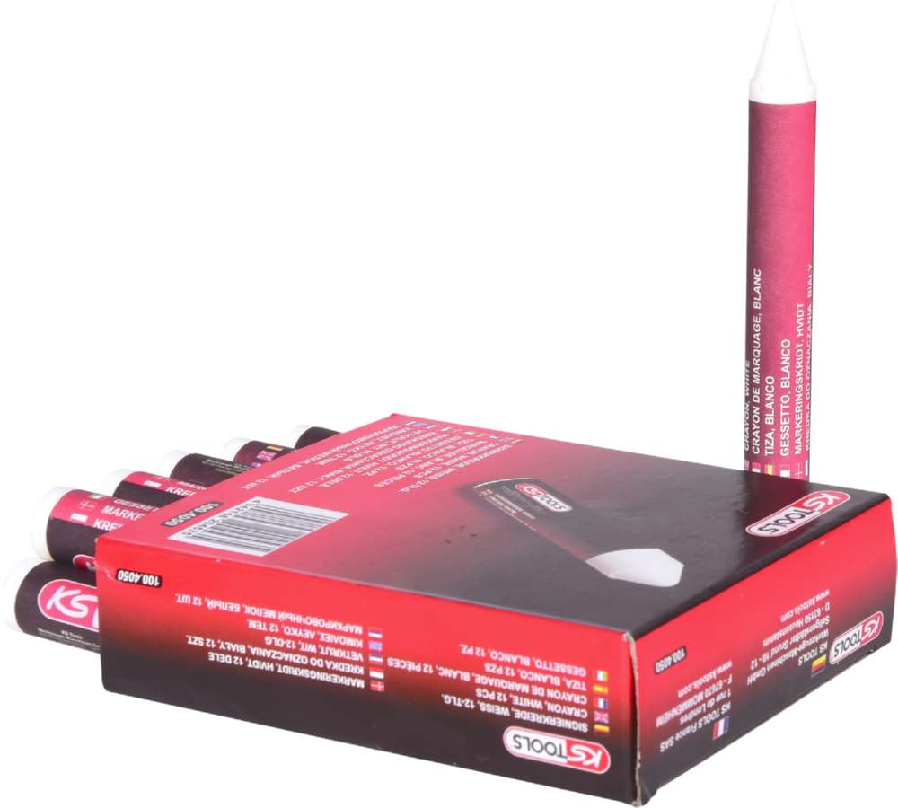 Produktbild KS Tools Signierkreide weiss 12er Pack bild 4