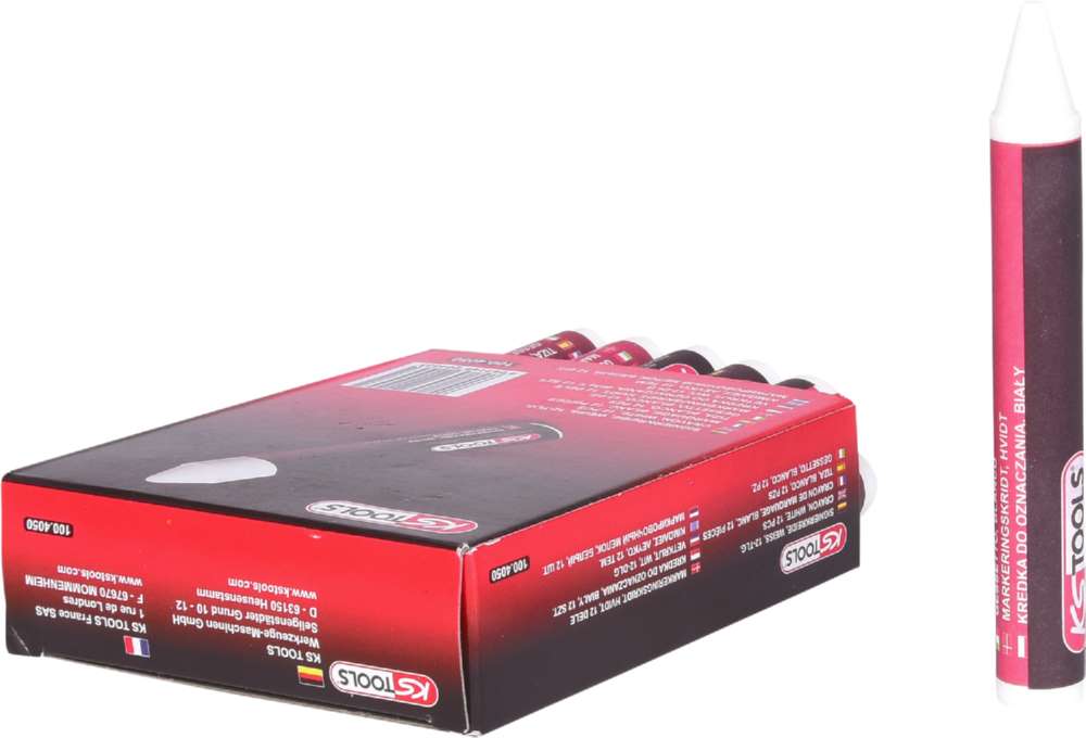 Produktbild KS Tools Signierkreide weiss 12er Pack bild 5