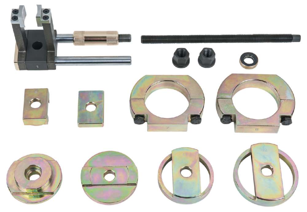 Produktbild KS Tools Silentlagerwerkzeug Satz für BMW Hinterachse 13 Teile
