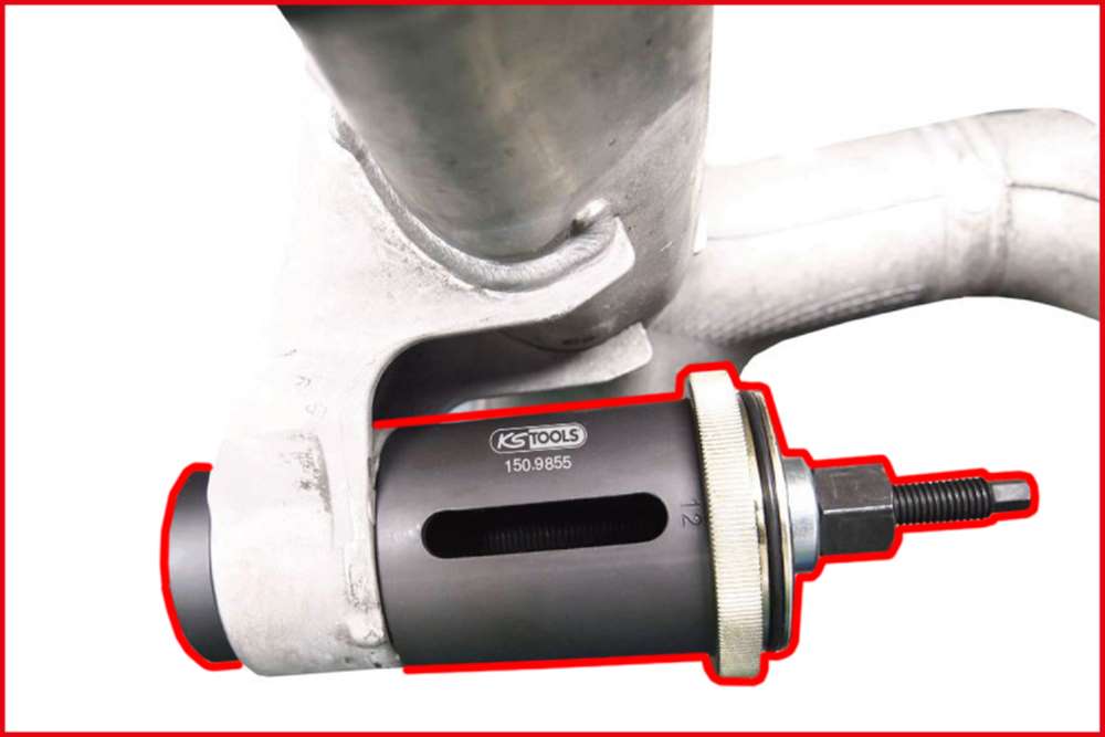 Produktbild KS Tools Silentlagerwerkzeug Satz für BMW Hinterachsträger 8 Teile bild 11