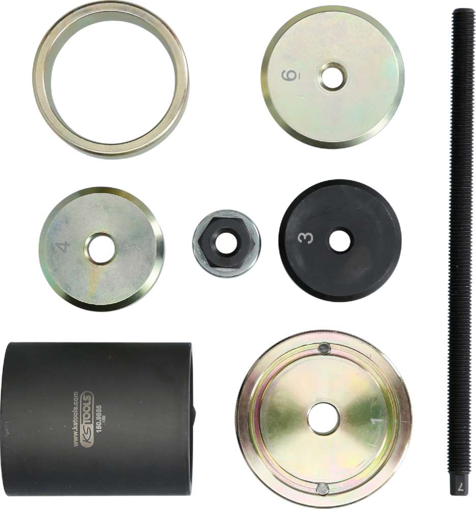 Produktbild KS Tools Silentlagerwerkzeug Satz für BMW Hinterachsträger 8 Teile bild 5