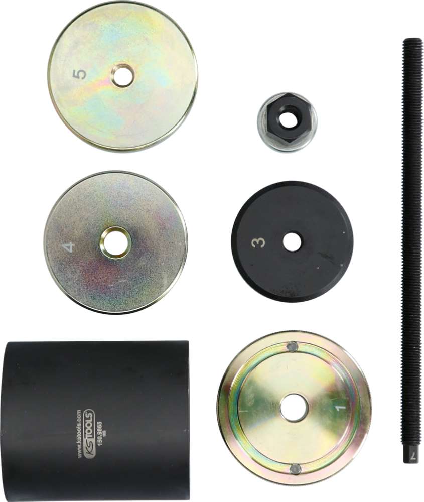Produktbild KS Tools Silentlagerwerkzeug Satz für BMW Hinterachsträger 7 Teile bild 3