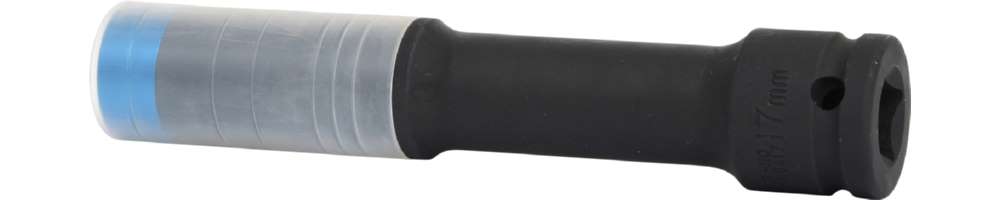 Produktbild KS Tools SlimPOWER Alu-Felgen Kraft-Stecknuss extra lang 17 mm Gesamtlänge 150 mm bild 4