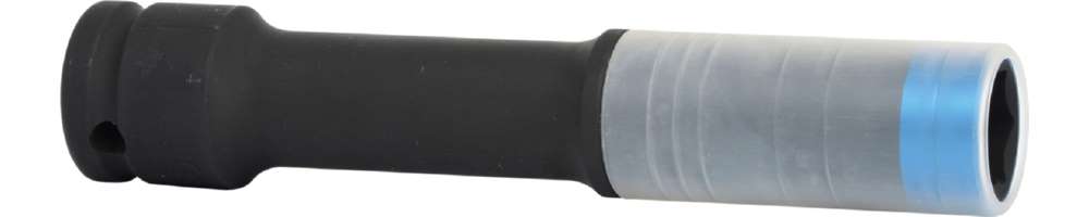 Produktbild KS Tools SlimPOWER Alu-Felgen Kraft-Stecknuss extra lang 17 mm Gesamtlänge 150 mm bild 7