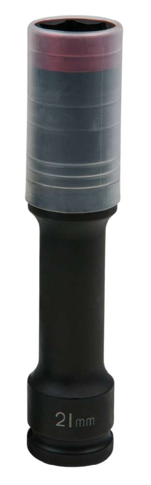 Produktbild KS Tools SlimPOWER Alu-Felgen Kraft-Stecknuss extra lang 21 mm Gesamtlänge 150 mm