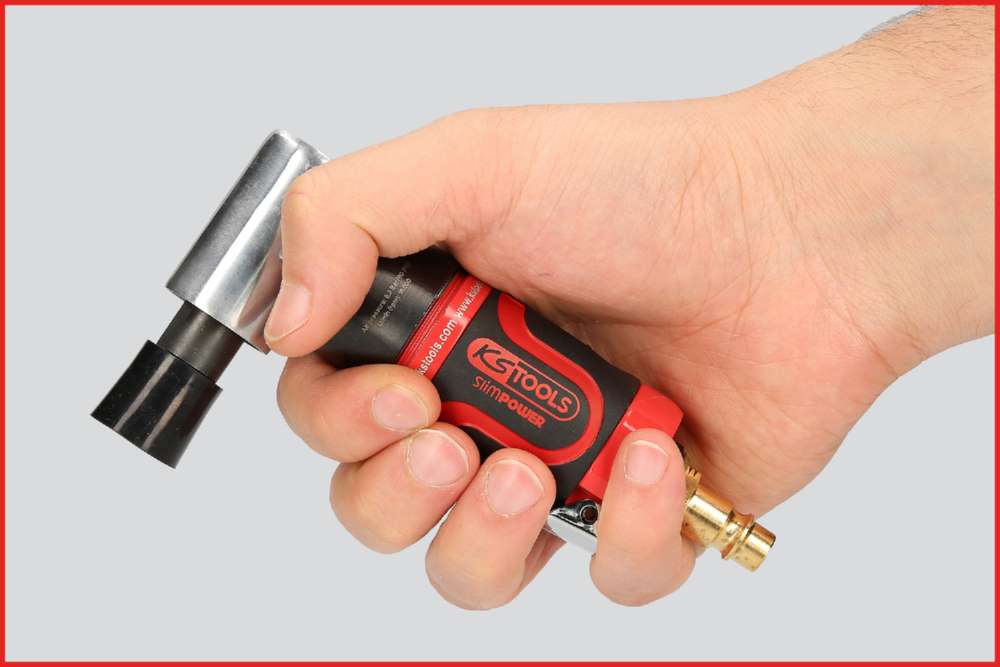 Produktbild KS Tools Druckluft Schleifmaschine Slim Power für kleine Pads 19000 U/min bild 6