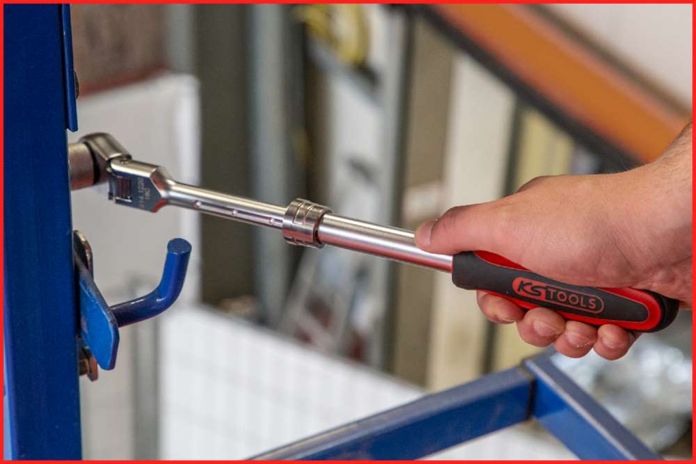 Produktbild KS Tools 1/2 Zoll SlimPOWER Teleskop-Gelenk-Umschaltknarre 72 Zahn bild 15