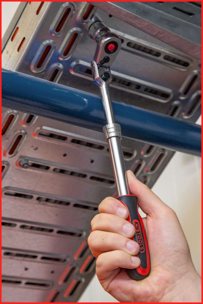 Produktbild KS Tools 1/2 Zoll SlimPOWER Teleskop-Gelenk-Umschaltknarre 72 Zahn bild 16